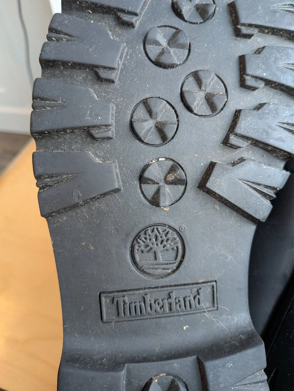 Vintage TIMBERLAND Black Leather Moc Toe Chukka Boots Size 10M